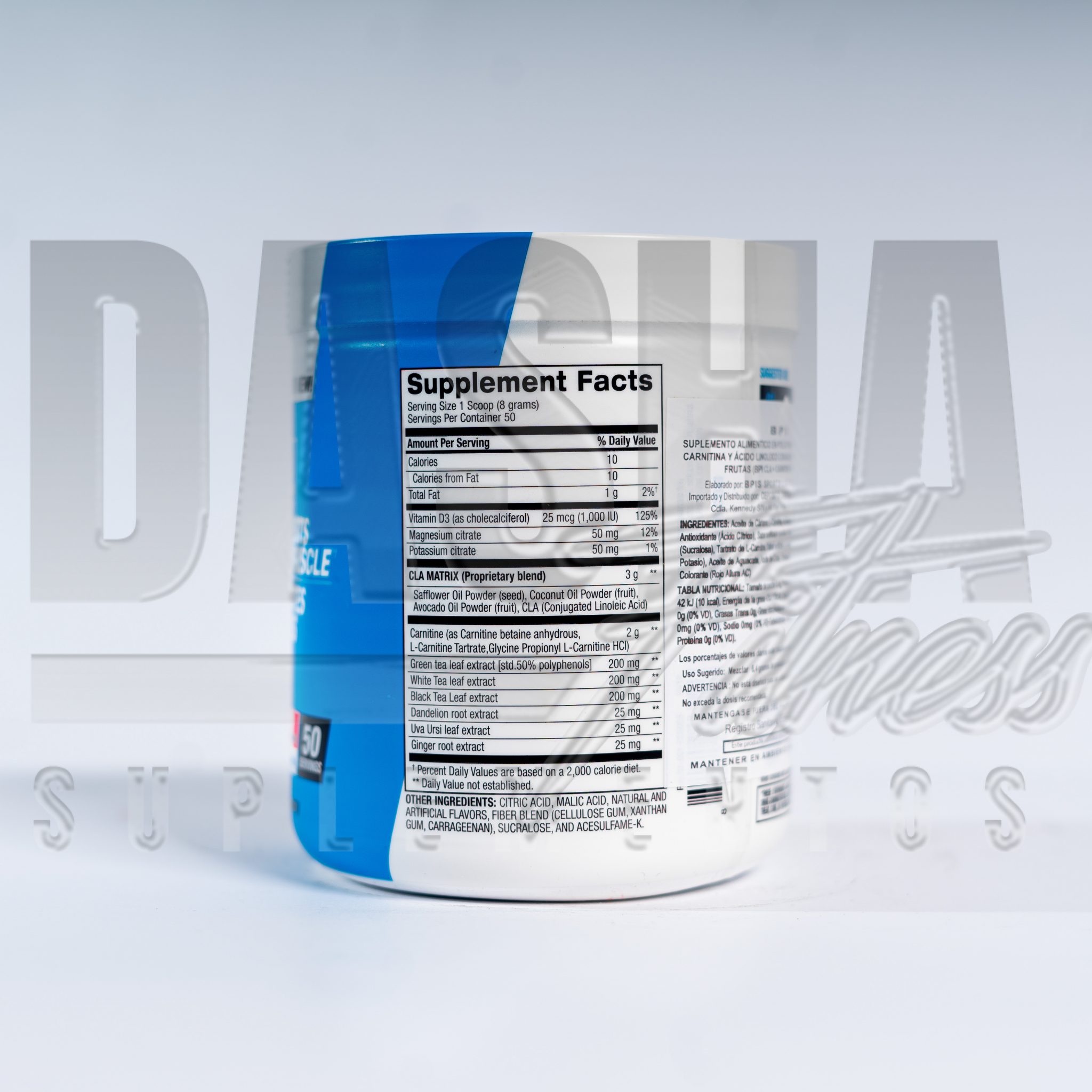BPI SPORTS CLA + CARNITINE 50 SERVICIOS Dasha Fitness Tienda de