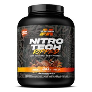 Muscletech Nitro Tech Ripped proteína para definición 4 lb