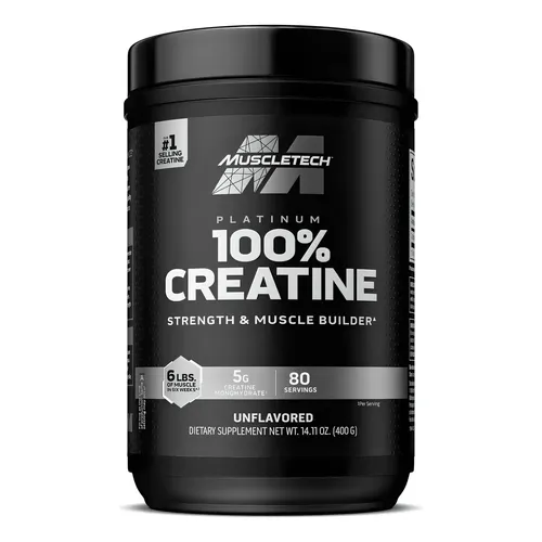 MuscleTech Platinum Creatina micronizada 400 gr 80 servicios