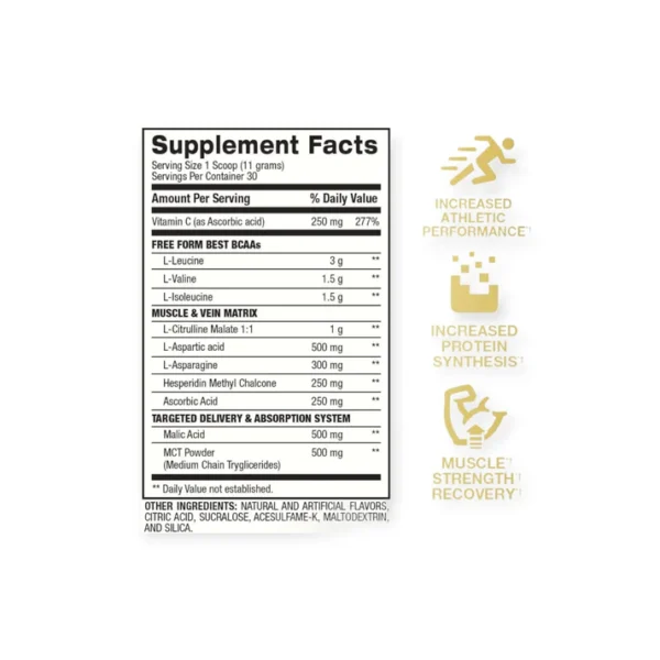 BPI BETTER BEST BCAA (300 GR) - Imagen 2
