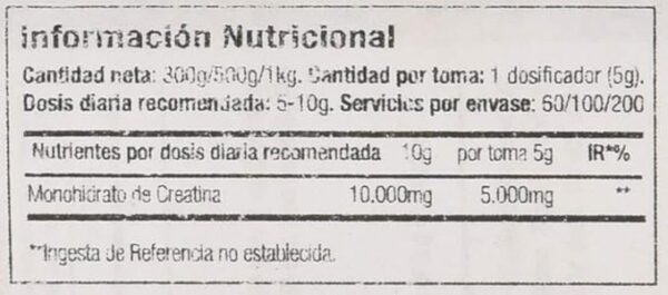 STAR LABS Creatina CR5 (300 gramos) Copiar - Imagen 2