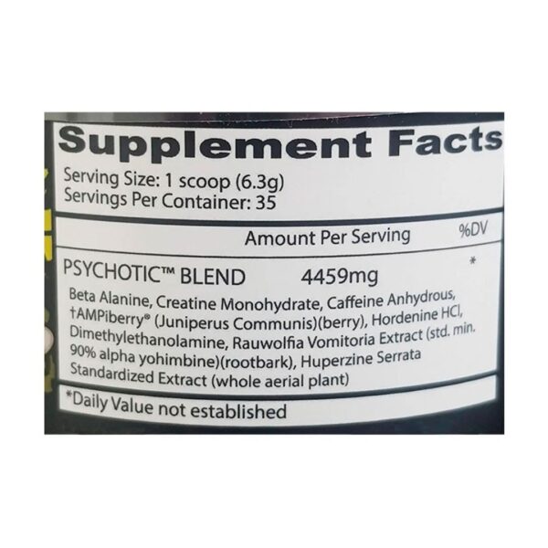 Pre entreno Psycotic (35 servicios) - Imagen 2