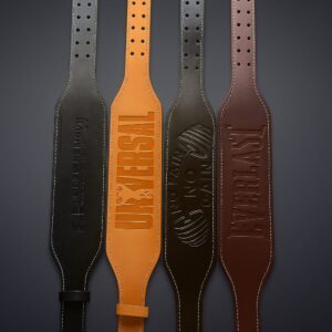 100% CUERO CINTURON GYM