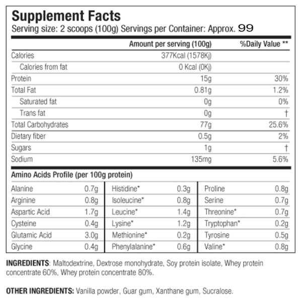 STARLABS XXL MYOGAINER 22 LIBRAS - Imagen 2