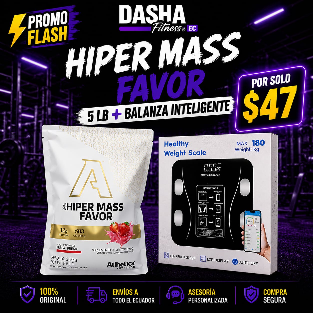HIPER MASS FLAVOUR 5 LB+ BALANZA INTELIGENTE