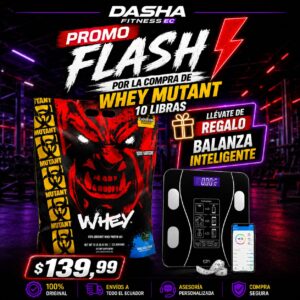 WHEY MUTANT 10 LB + BALANZA INTELIGENTE