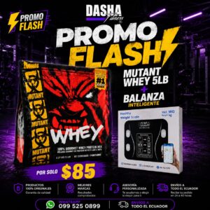 MUTANT WHEY 5 LBS+BALANZA INTELIGENTE