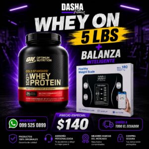 WHEY ON 5 lb + BALANZA INTELIGENTE